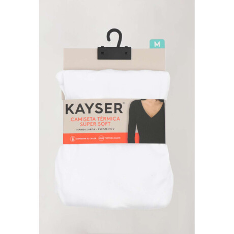 Camiseta en v supersoft Blanco