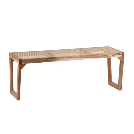 PIE DE CAMA MADERA-ACACIA NATURAL-BEIGE EMA