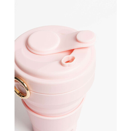Vaso Plegable De Silicona Rosa Claro