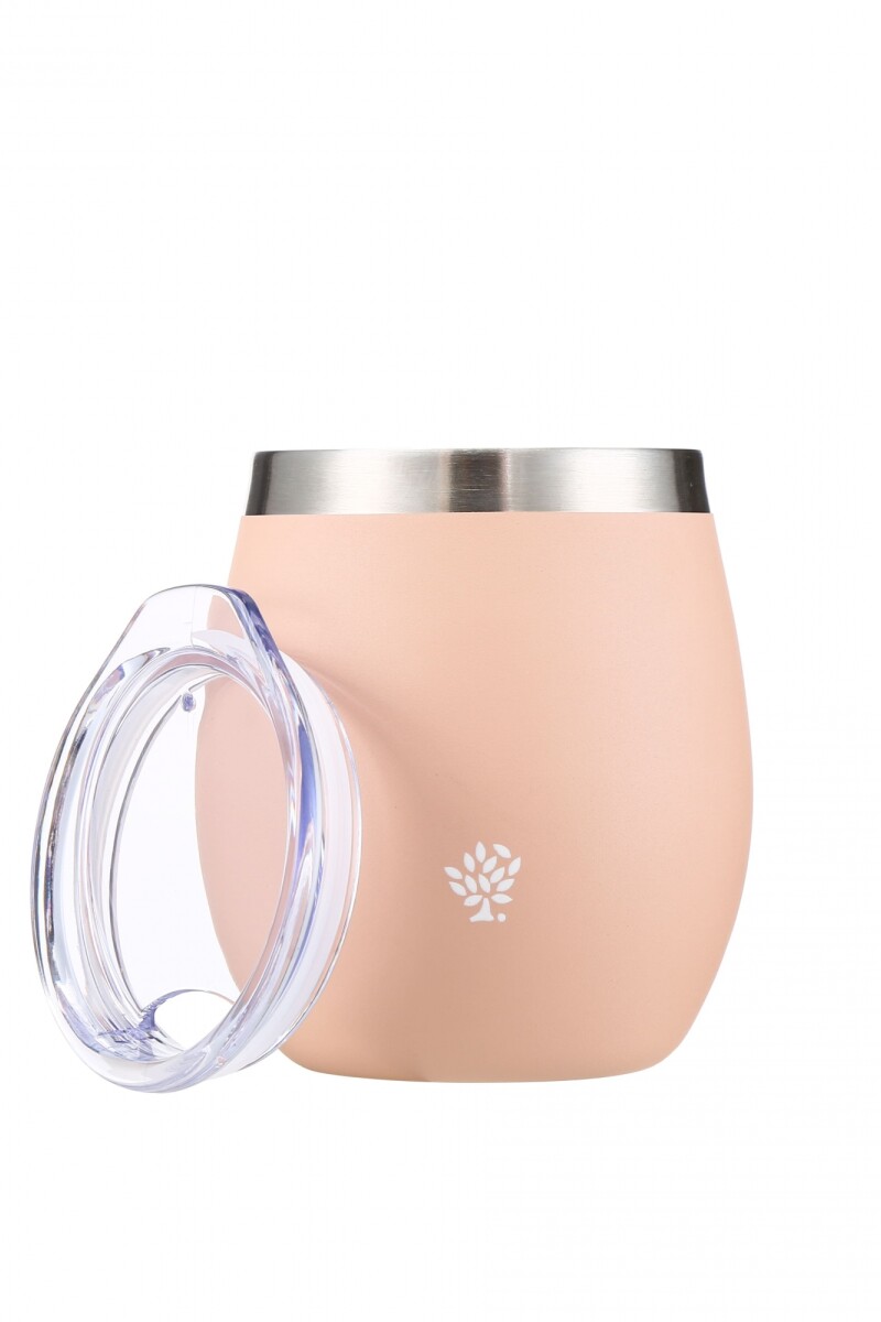 MATE TERRANO ACERO C/ TAPA 130ML ROSA