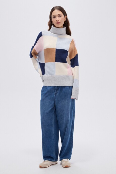 Sweater Cubo Estampado 1
