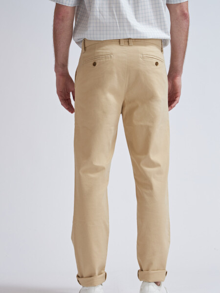Pantalón chino Beige