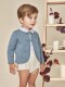Chaqueta Boton Especial Gris