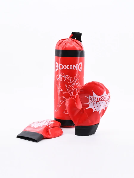BOLSA BOX CON GUANTES ROJO