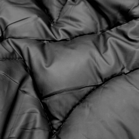 Campera Parka Uzspace Impermermeable Con Capucha Dama Negro 2
