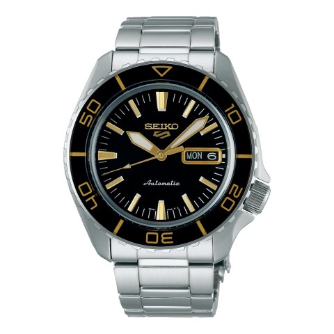 Reloj Seiko 5 Sports SRPK99K1 automático para hombre Negro