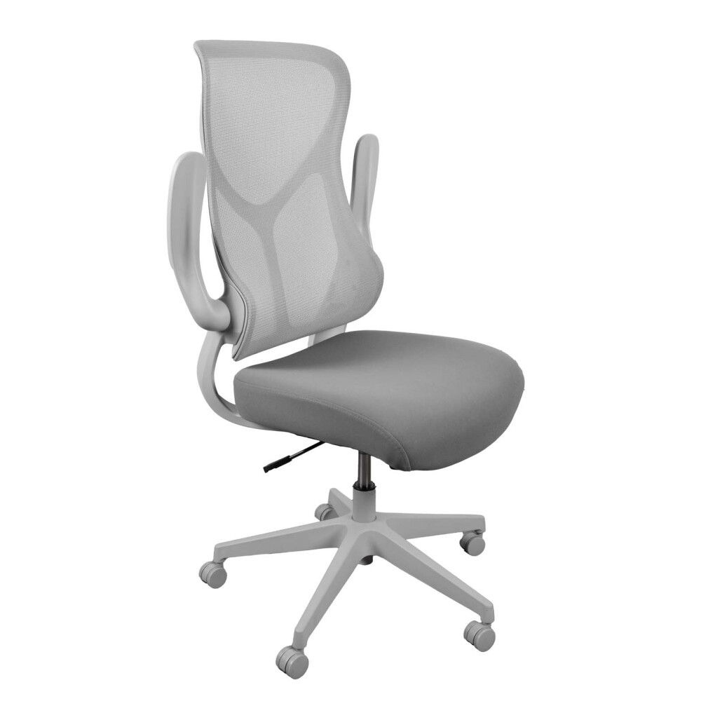 SILLA DE OFICINA MALLA-Y-METAL GRIS 3699F