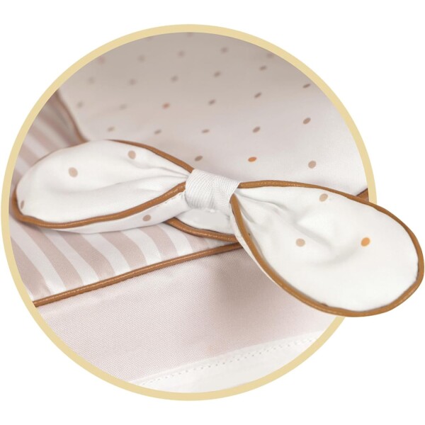 Set Coche Muñecas De Cuevas Niños Juguete Plegable + Bolso Variante Color Crema