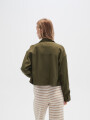 Chaqueta Minara Verde Oliva Oscuro