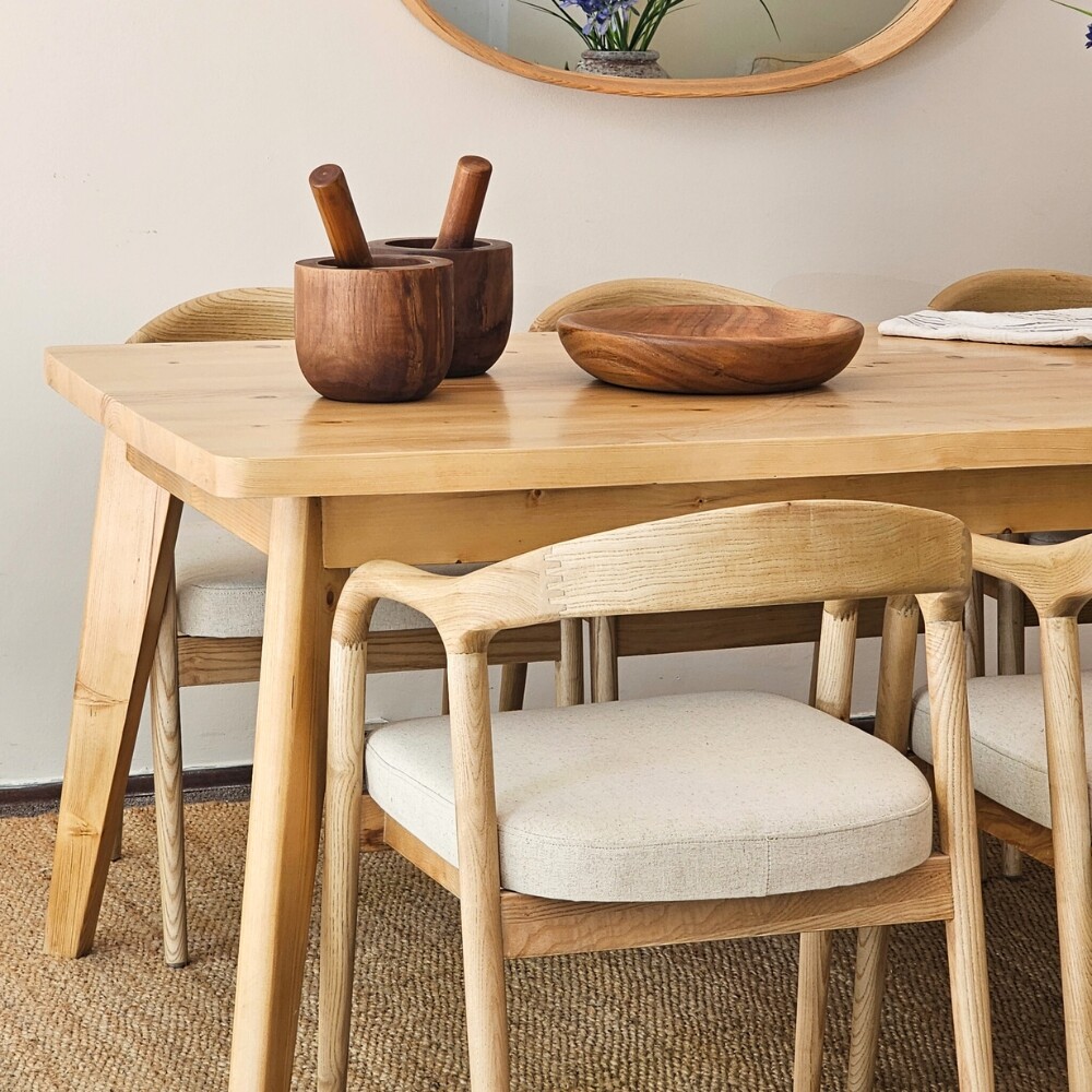 Mesa de comedor Modena - Abeto 200x100 cm (por pedido)
