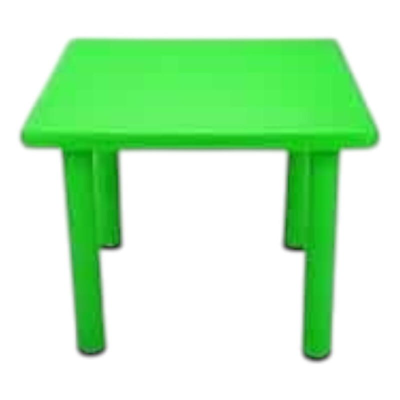 Mesa Infantil de Polipropileno 60x60 Verde