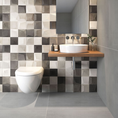 Porcelanato Gris Rustico Mate Liso 60X60Cm 8.5Mm Piso Pared GAMAS DE GRIS