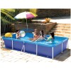 Piscina rectangular con marco de 3000 litros estructurada por Mor Color Blue Piscina Rectangular Con Marco De 3000 Litros Estructurada Por Mor Color Blue