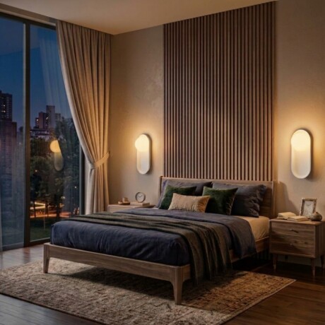 LUMINARIA DE PARED DIMERIZABLE ERICH Luminaria de Pared LED Erich CCT 5W Dimerizable Blanco