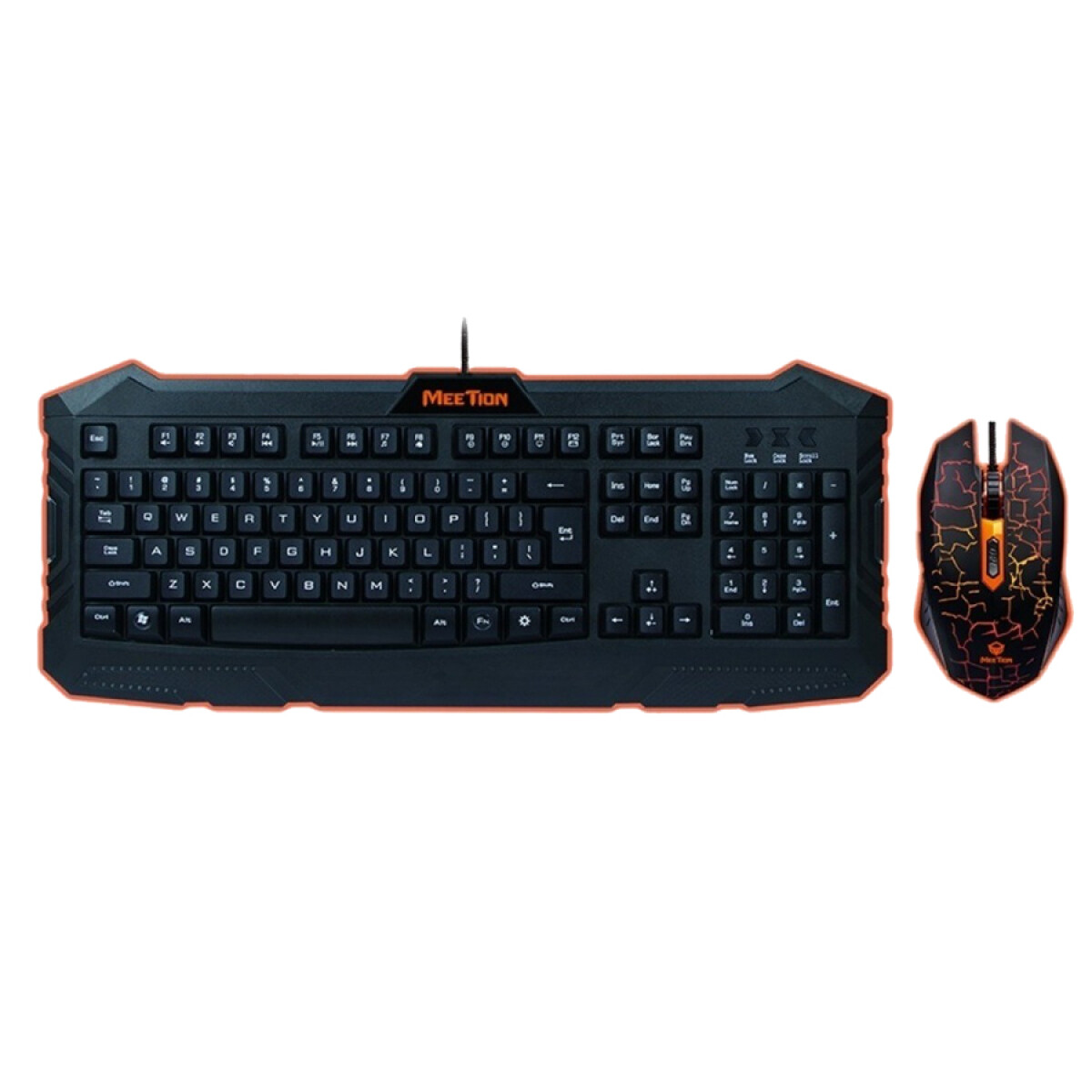 Combo Teclado y Mouse Gaming Meetion 5100 Backlit 