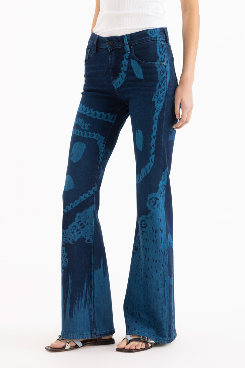 JEANS COOPER CYANOTYPE Azul