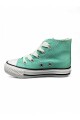 BOTA DEPORTIVA MEDIO BASKET LONA NIÑO Verde-agua