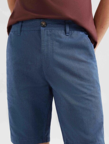 BERMUDA DE SARGA MODELO CHINO AZUL