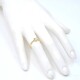 Anillo en oro 18k y brillante con engarce 4 puntas Anillo en oro 18k y brillante con engarce 4 puntas