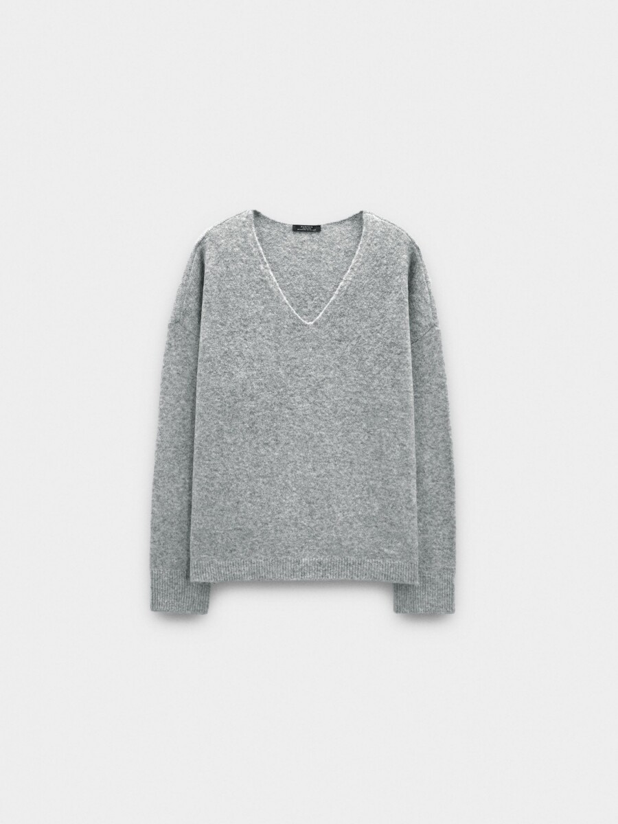 Jersey De Punto gris