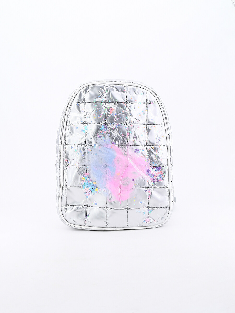 MOCHILA INFANTIL - PLATEADO (V) 