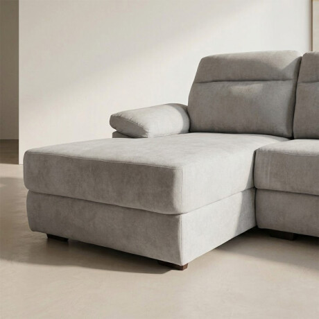 Rinconera Owen - Tela Microfibra - Chaise izquierdo 12073 (Greige)