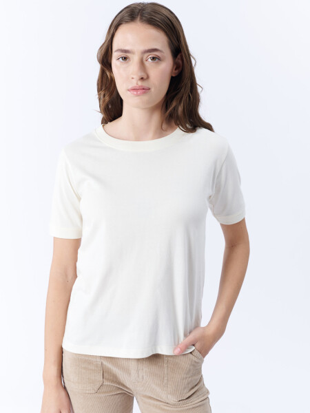 Remera manga corta básica Blanca