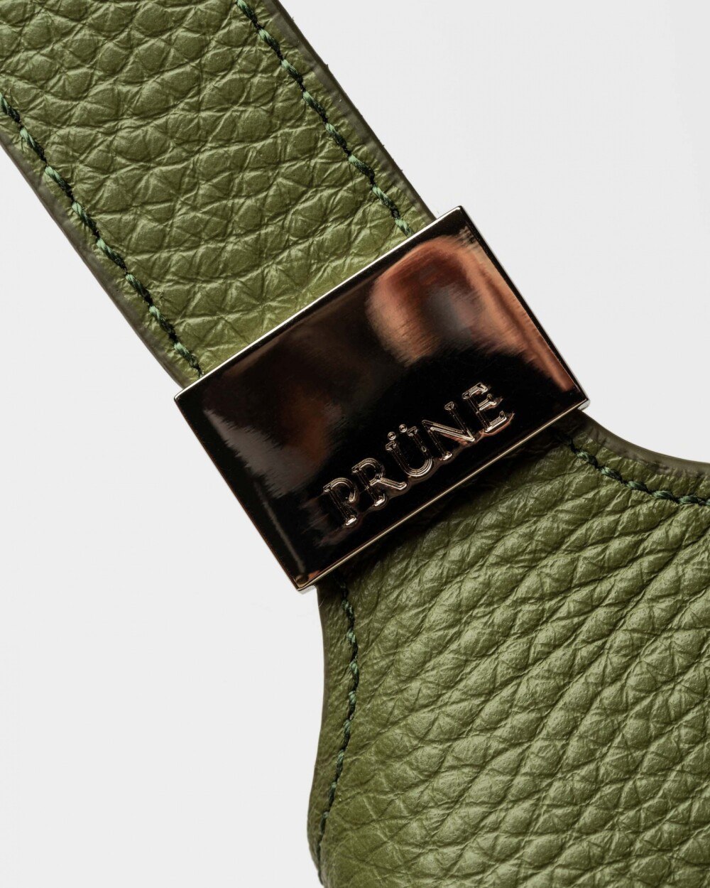 Bolso Eterial en cuero graneado Verde