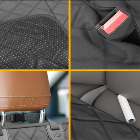 Cubre asiento protector auto universal para mascotas Negro/verde