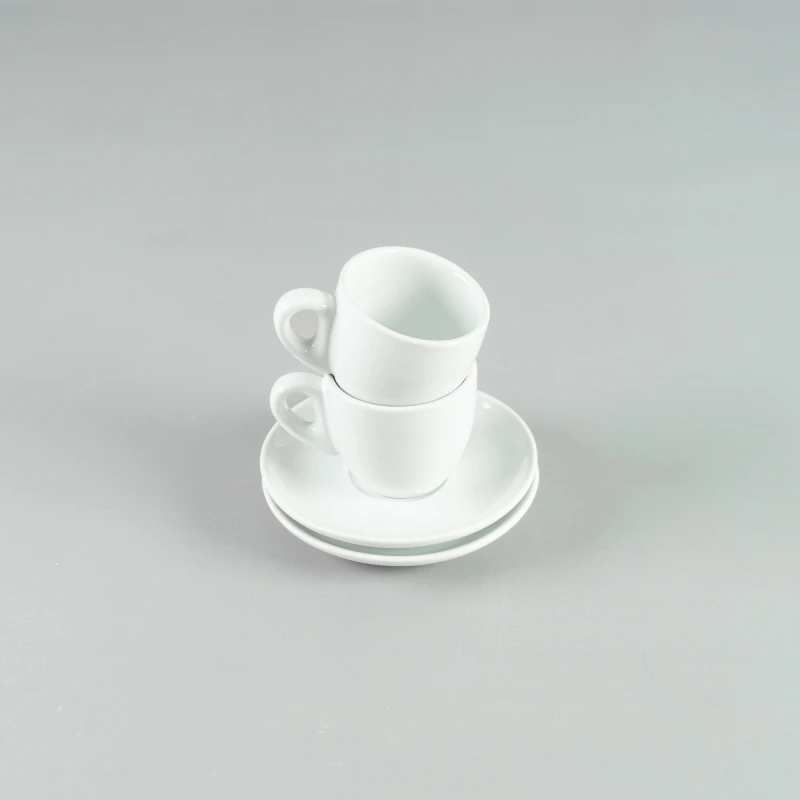 Taza de Café 90ml c/ Plato 11,5 cm Blanco Choosing Taza de Café 90ml c/ Plato 11,5 cm Blanco Choosing