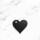 Tag corazon NEGRO