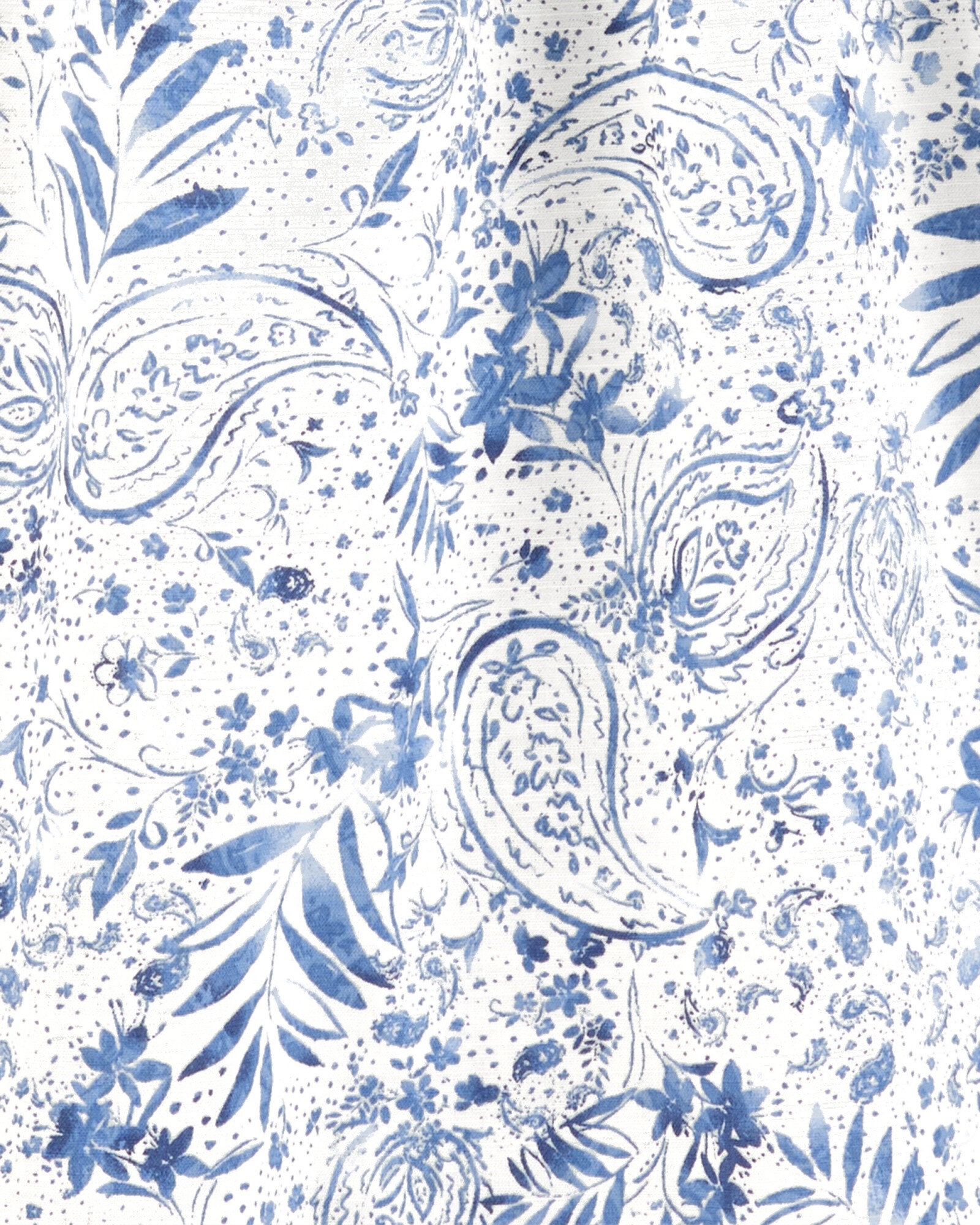 Maxi vestido de algodón y chambray, diseño floral Sin color