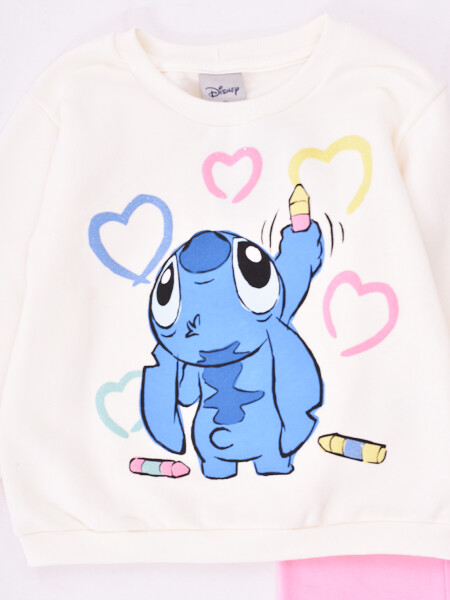 CONJUNTO STITCH COLORS CRUDO