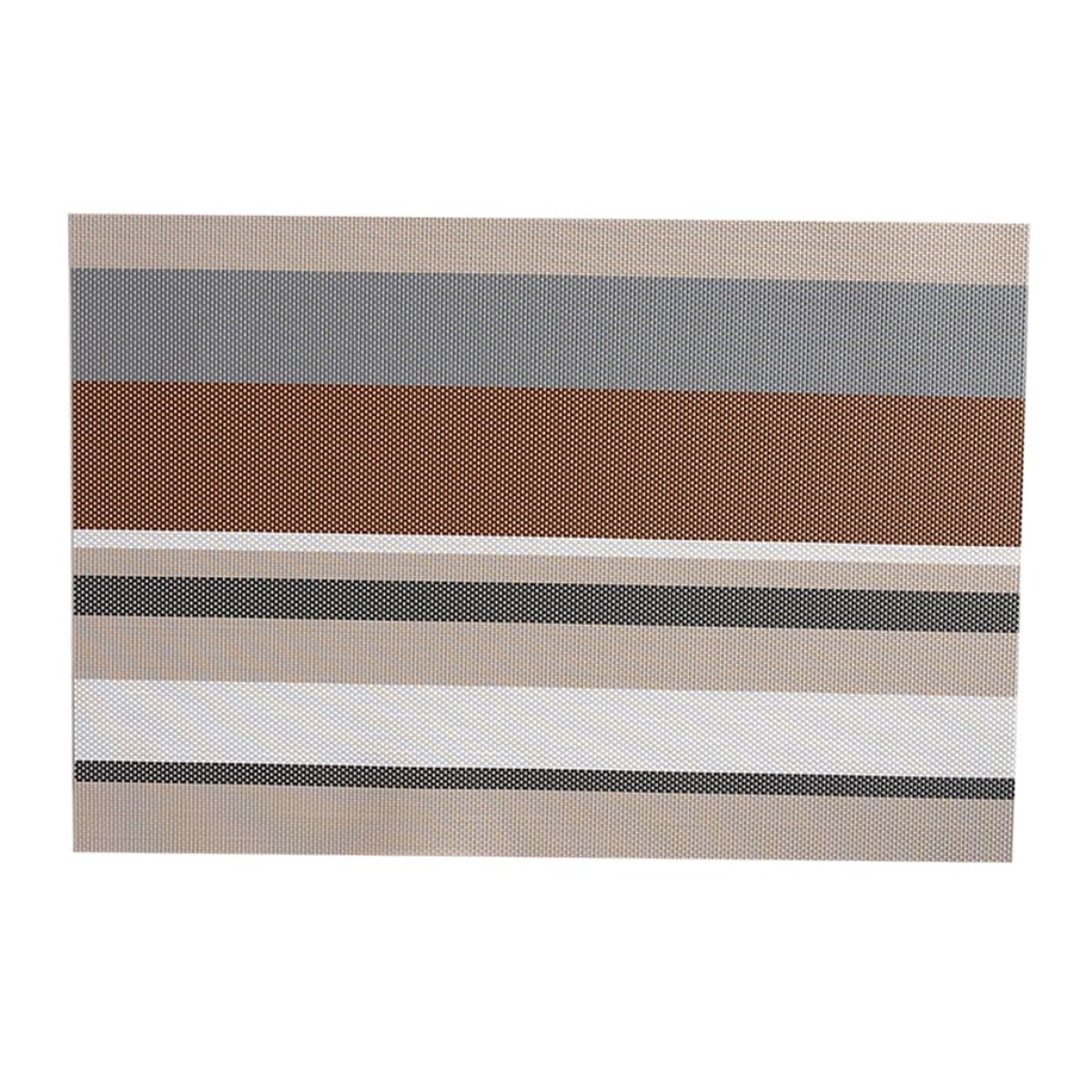 INDIVIDUAL PVC RAYADO 45x30CM TONOS BEIGE 