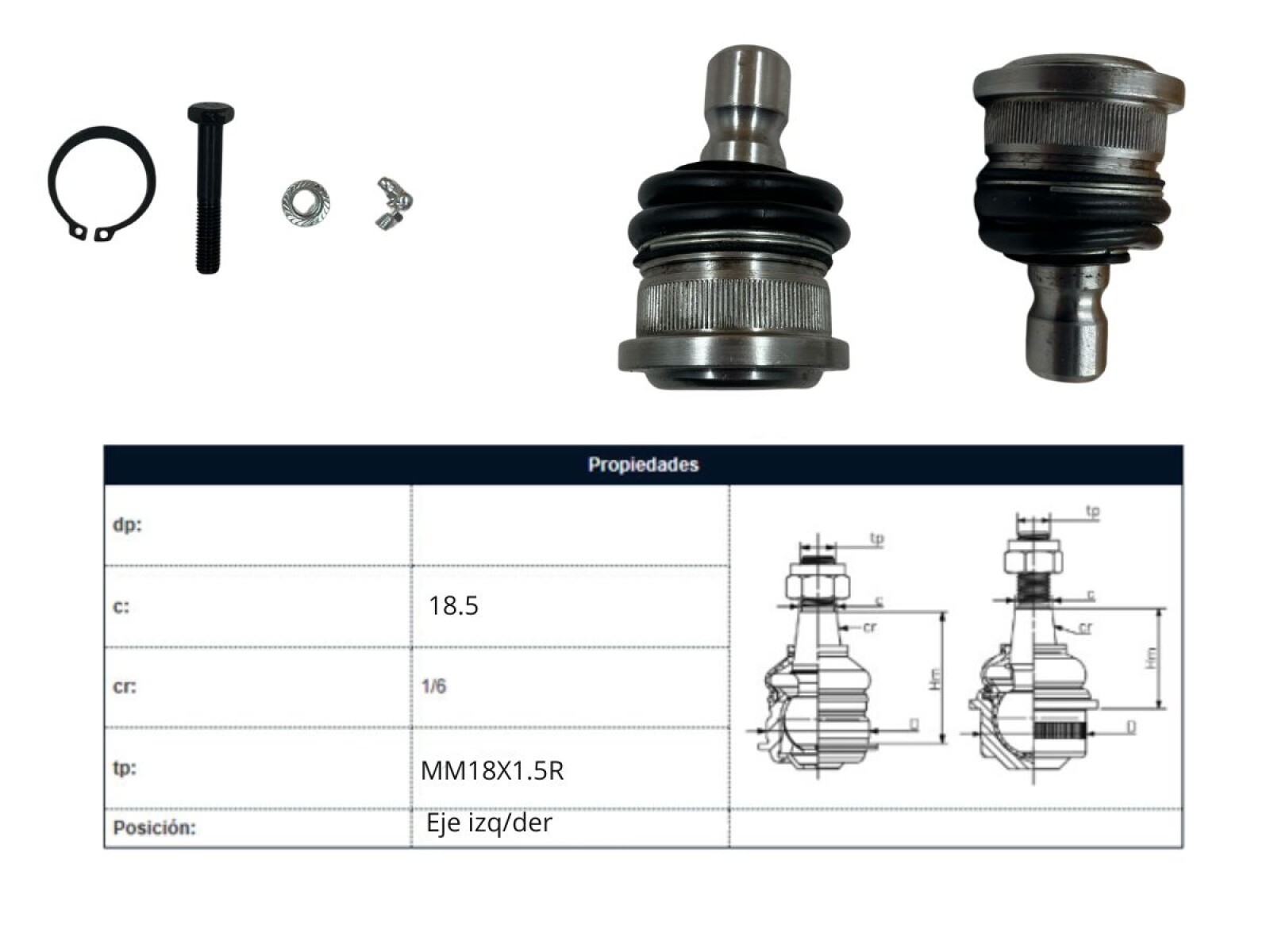 Rotula Nissan Versa/March/Note 11-25 Der/Izq 