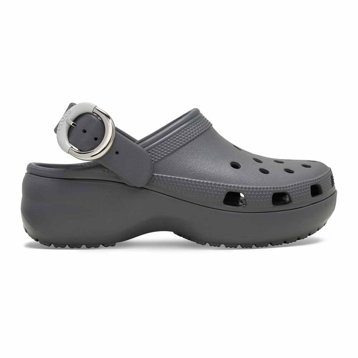 Crocs Classic Platform Buckle Clog Mujer 
