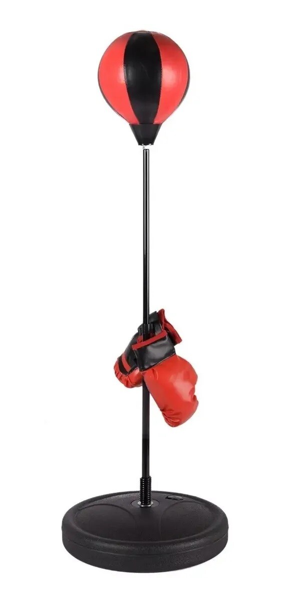 Set De Bolsa De Boxeo Con Soporte 
