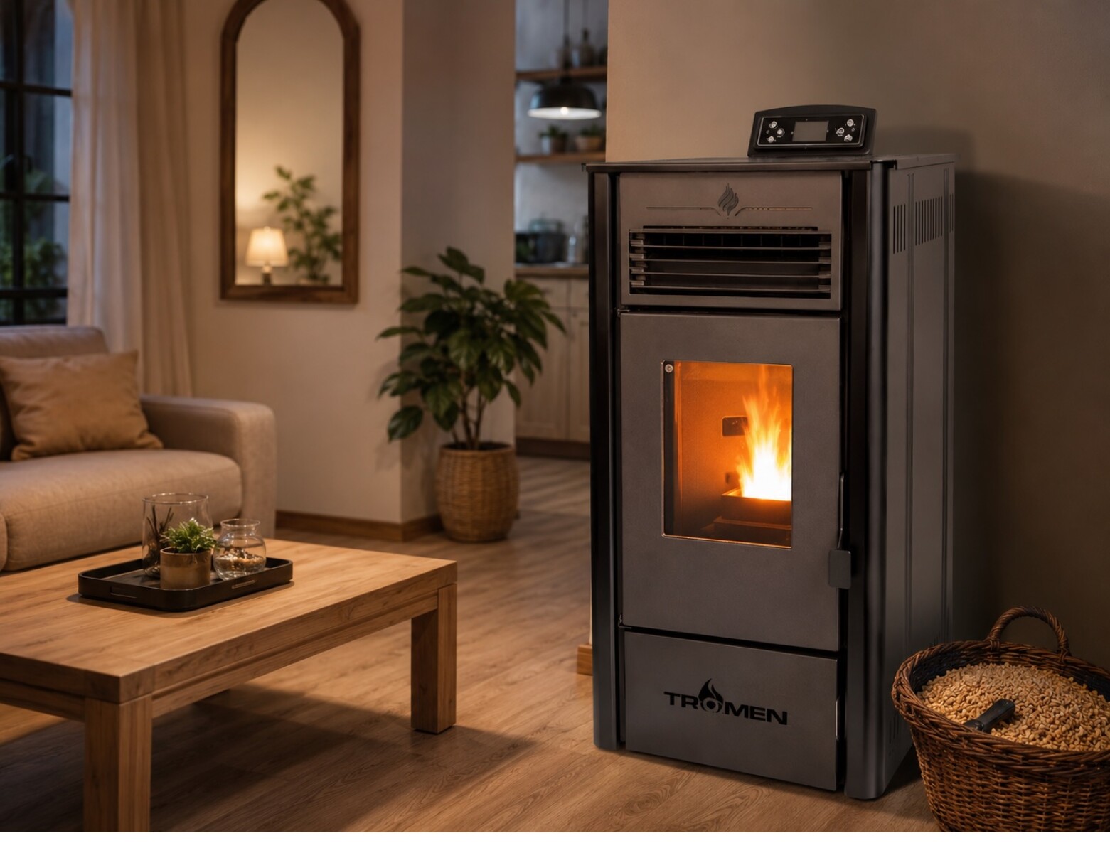 Calefactor a pellet Tromen SR-K8 