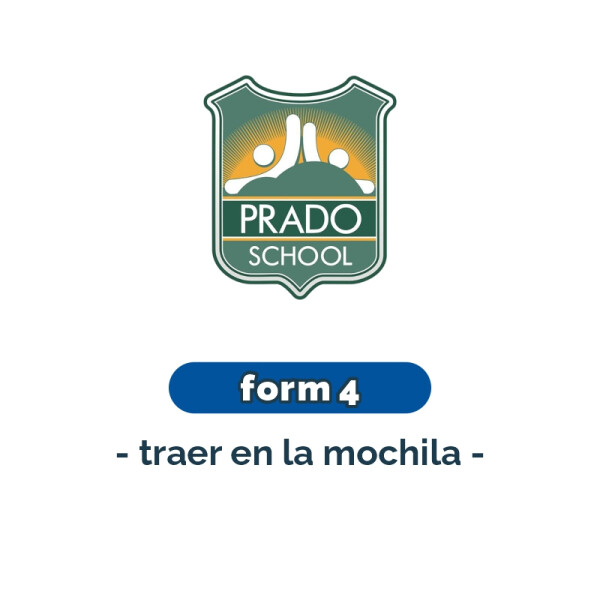 Lista de materiales - Primaria Form 4 Prado School Única