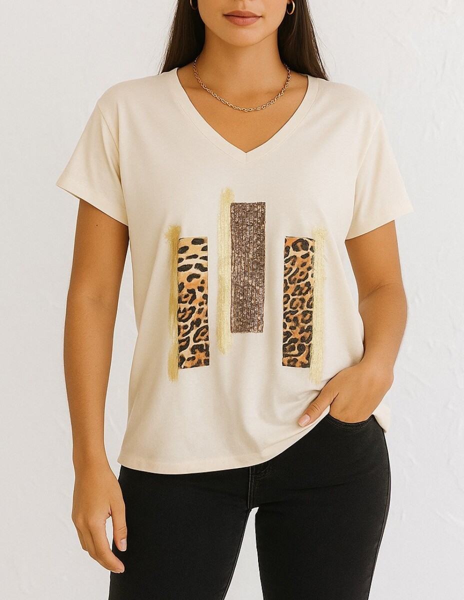 Remera Jungle - Crudo 