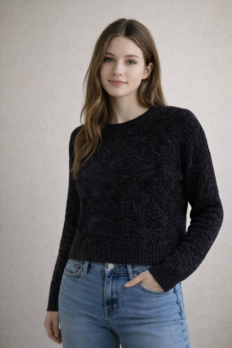 Sweater vialuna - Negro 