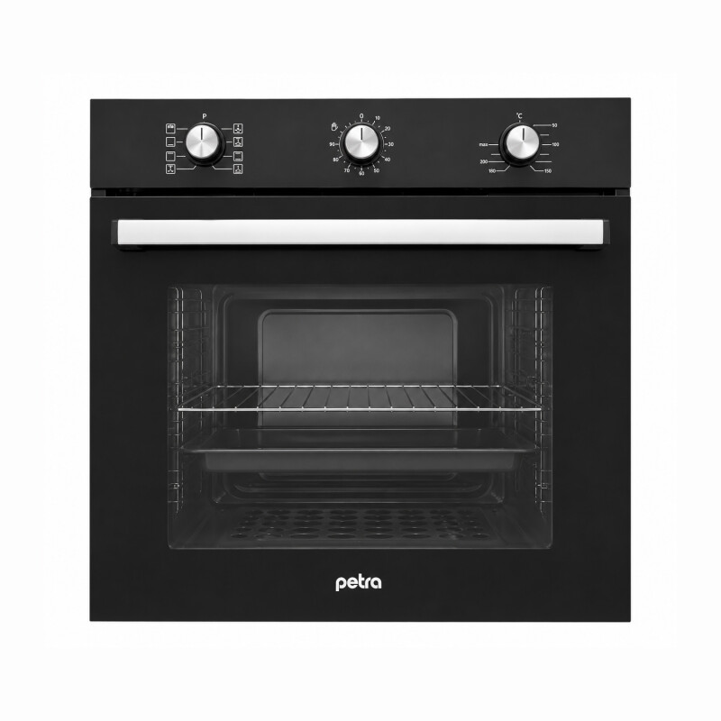 Horno Empotrar Convección Eléctrico Petra 71 L Negro Clase A Horno Empotrar Convección Eléctrico Petra 71 L Negro Clase A