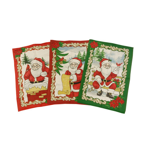 Pack x 12 Repasadores de Navidad Dohler Diseños Surtidos U