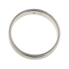 Par de alianzas de oro blanco 18k satinado y brillo de 4.5mm Par de alianzas de oro blanco 18k satinado y brillo de 4.5mm