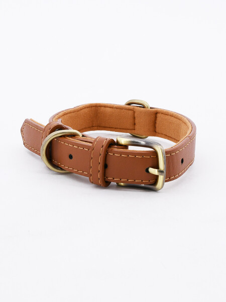 COLLAR AJUSTABLE TOBY MARRON (V)