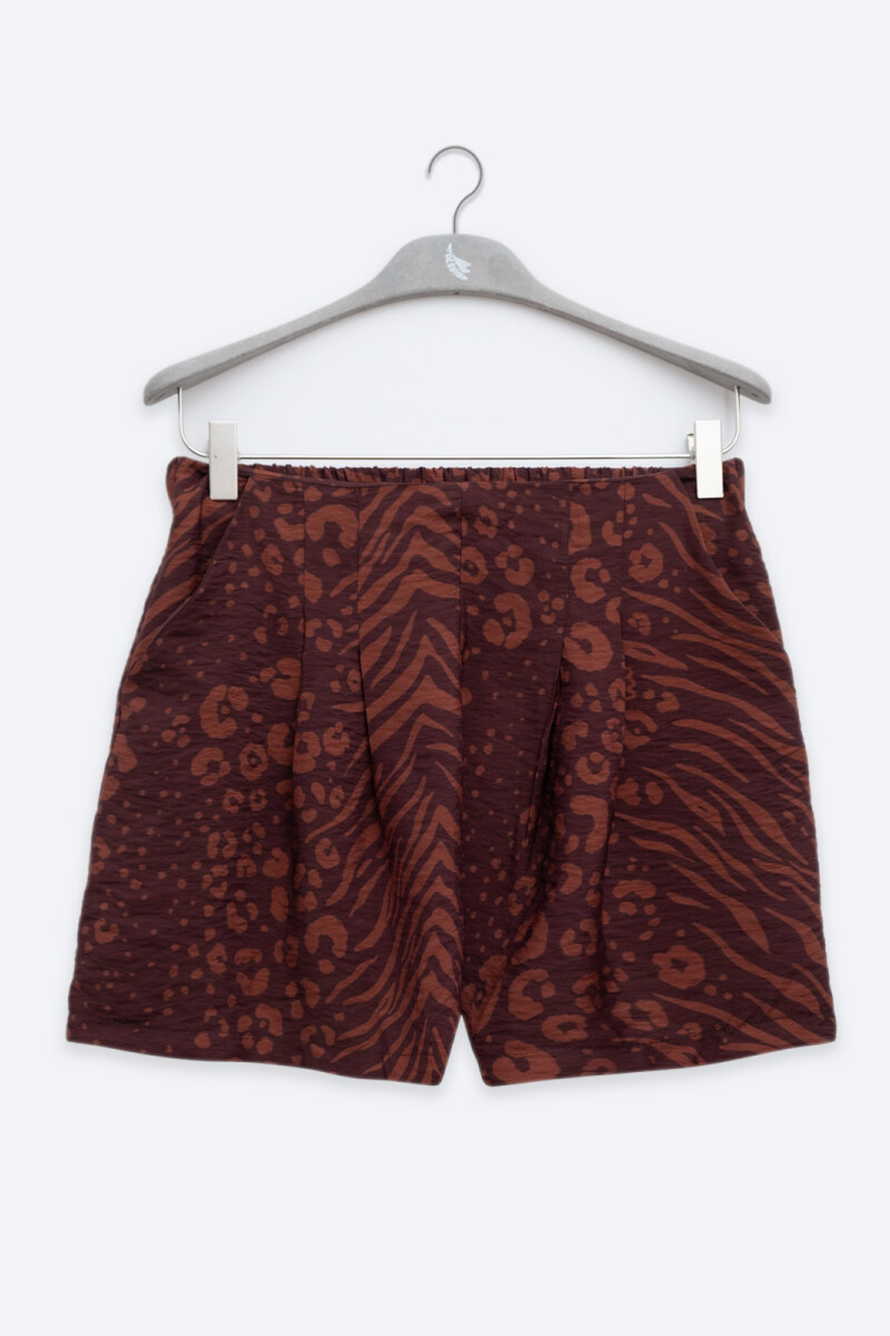 FLO SHORTS Marron