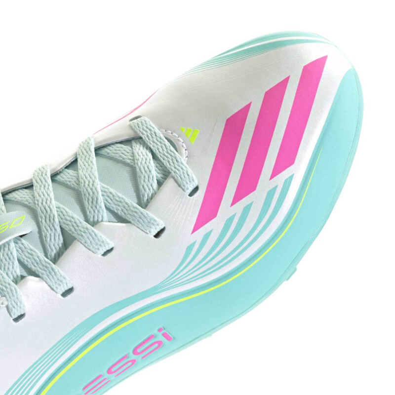 Championes FUTBOL 5 JR (TF) Adidas F50 MESSI CLUB TF J de Niños - JQ0949 Blanco-rosado