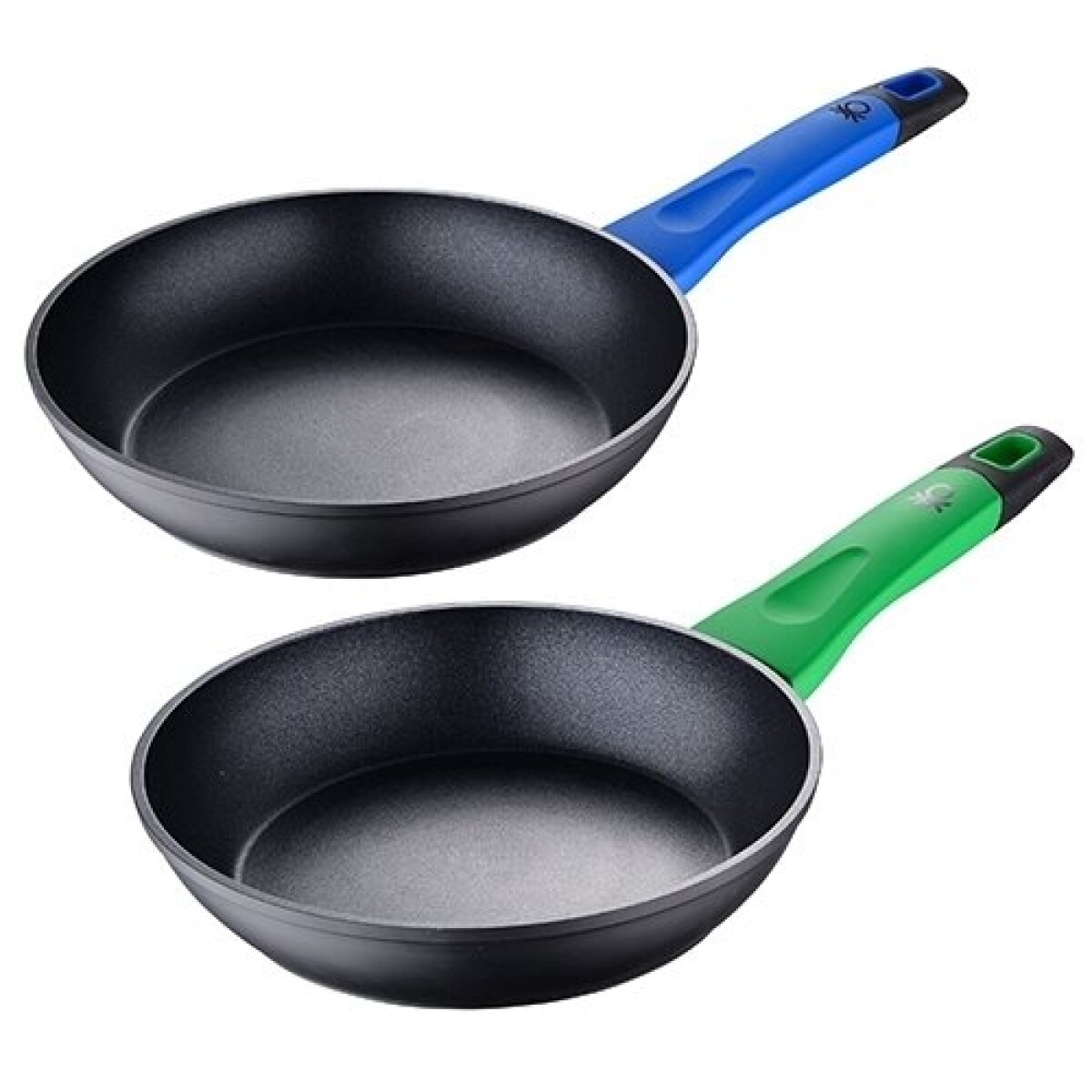 SET 2 SARTENES 20CM VERDE-24CM AZUL BENETTON 