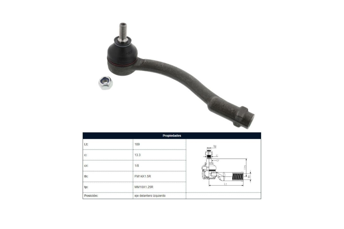 Puntero Hyundai Accent, Kia Rio 05-12 Izq Puntero Hyundai Accent, Kia Rio 05-12 Izq