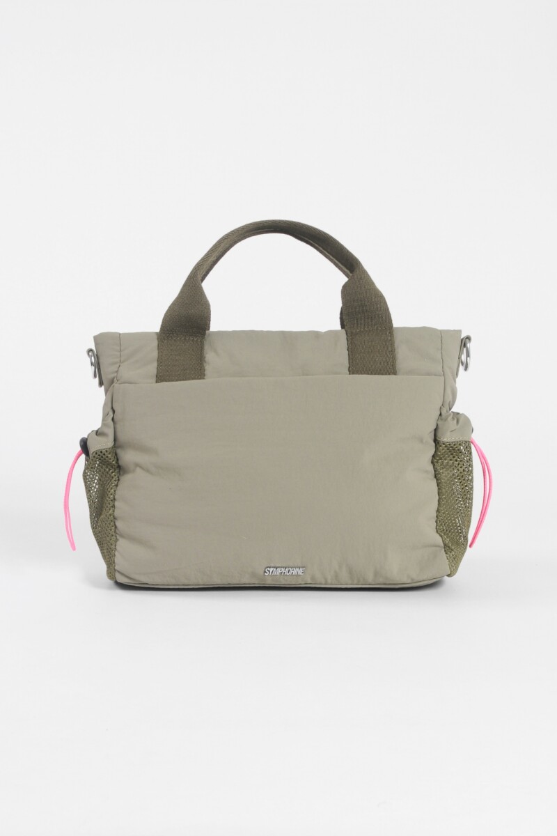 Bandolera bolsillo removible verde oliva